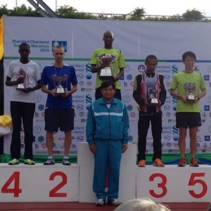 Standard Chartered Bangkok Marathon Podium