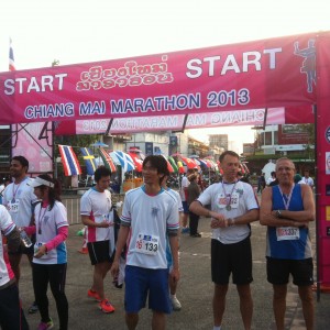 Chiang Mai Marathon 2013 - start-finish