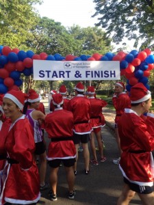 Santa Fun Run - Start